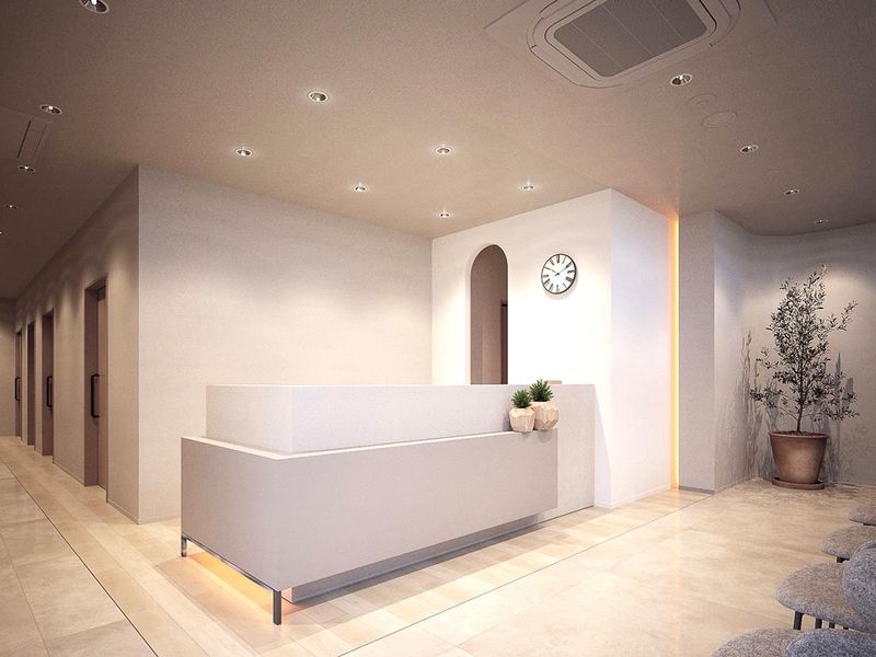 大阪鶴橋みう内科・内視鏡クリニックの受付写真